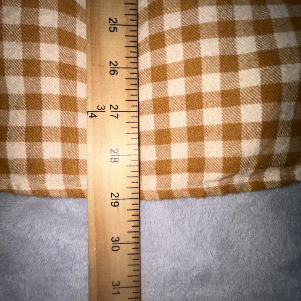 The Normal Brand Stephen Button Up Shirt In Honey Plaid Mens Size small - Picture 9 of 13